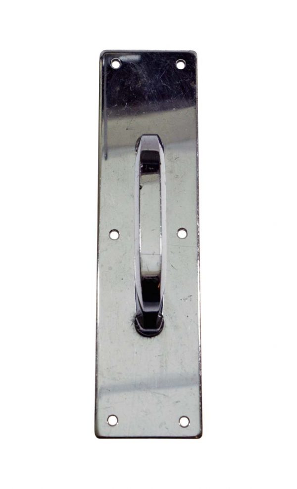 Door Pulls - Modern 12 in. Chrome Plated Commercial Door Pull