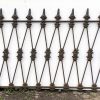 Railings & Posts - 18th Century Rare New England Cast Iron Railing Lot with Matching Gate
