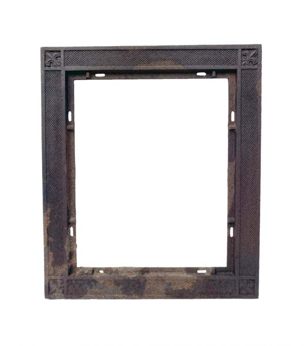 Frames - 1890s Victorian Cast Iron Picture Mirror Frame 21 x 18