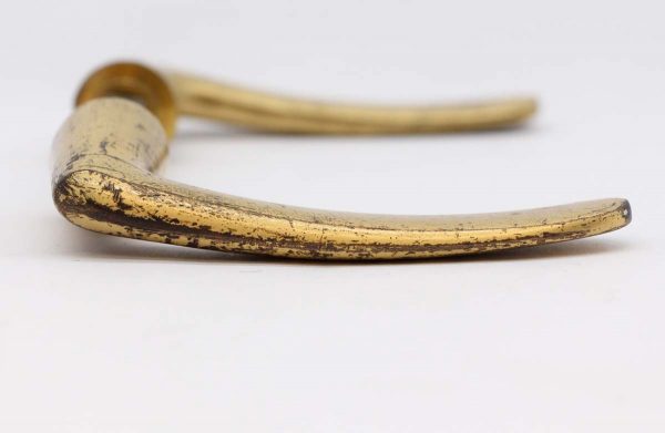 Levers - Vintage Curved Satin Brass Lever Sets