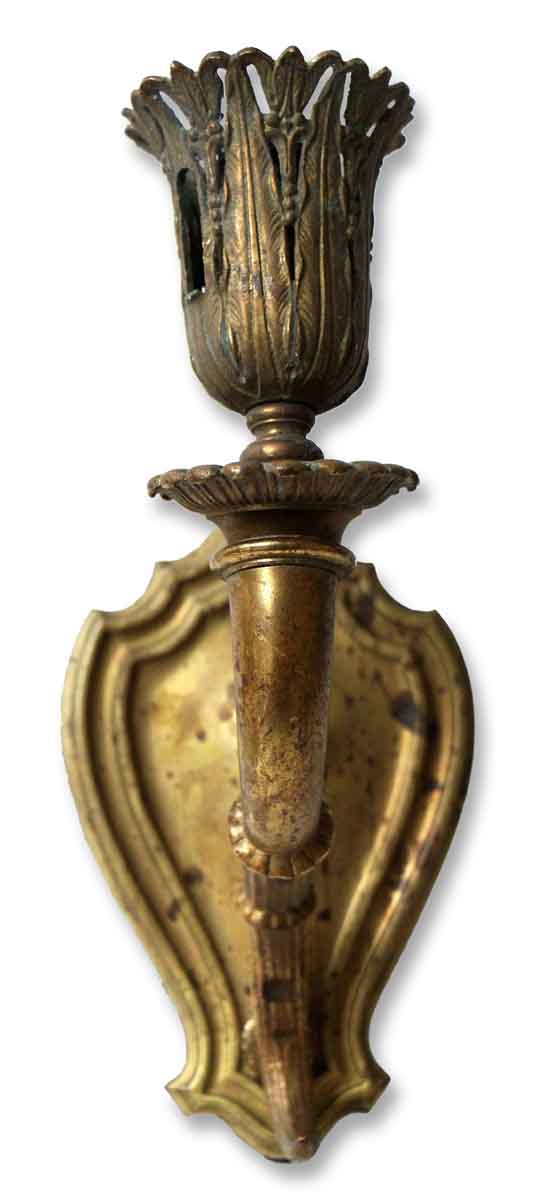 Sconces & Wall Lighting - Antique French Brass 1 Arm Wall Sconce
