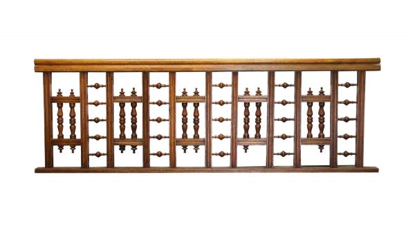 Staircase Elements - Late 19th Century Carved Oak Fretwork Balcony Railing