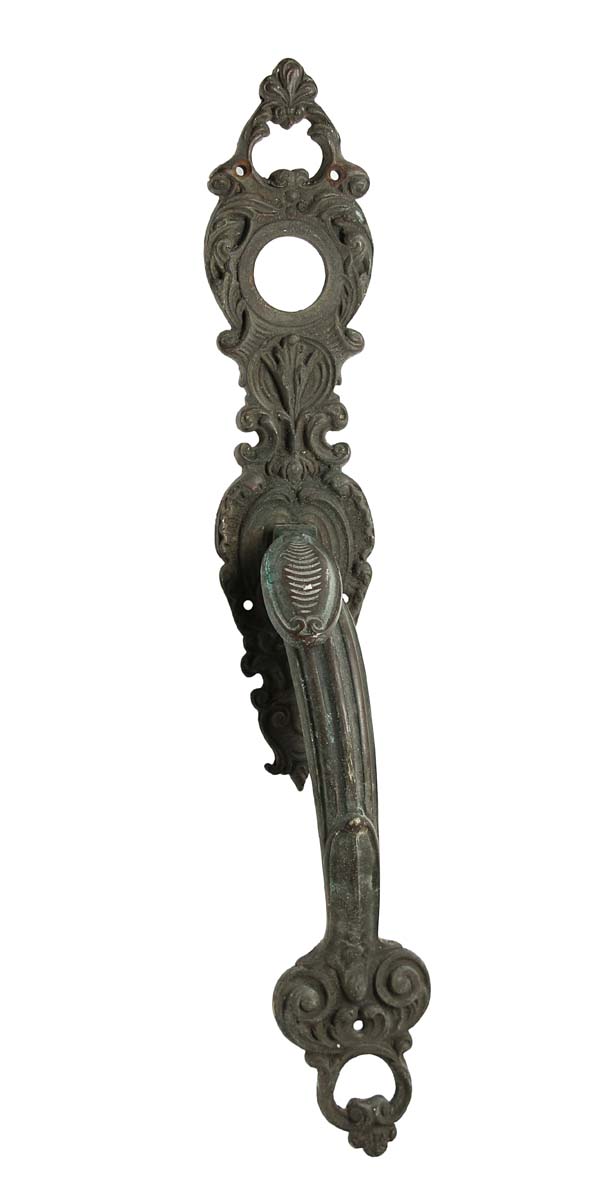Door Pulls - Antique 18.25 in. Bronze Yale Victorian Door Pull Handle