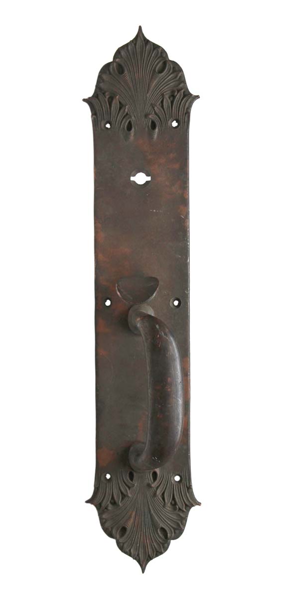Door Pulls - Antique Sargent 15.5 in. Romanesque Bronze Door Pull