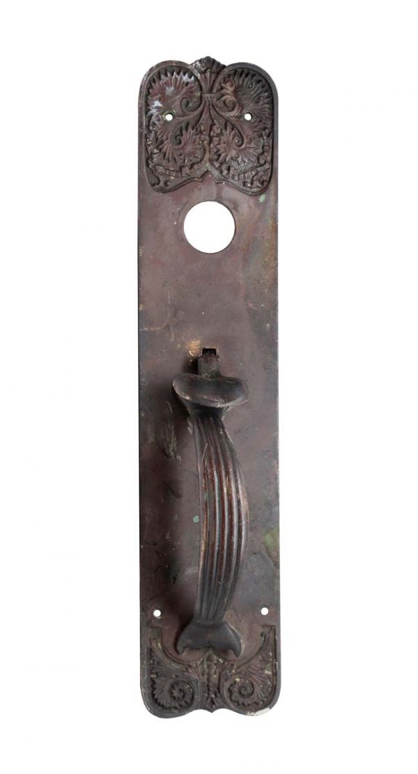 Door Pulls - Antique Victorian 15 in. Bronze Entry Pull