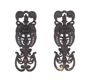 Pair of Late 19th Century Cast Iron Balustrades | Olde Good Things