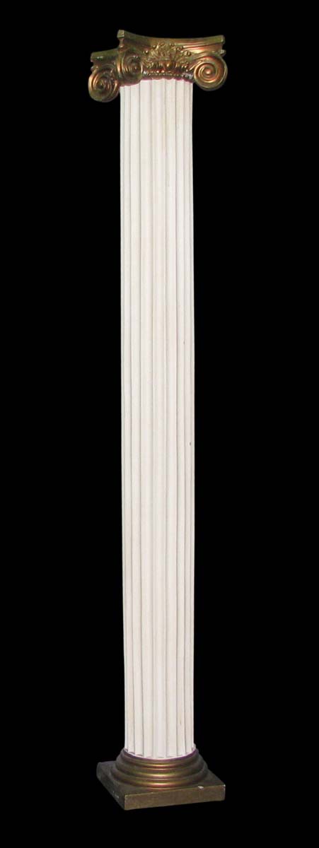 Columns & Pilasters - Reproduction Plastic White Fluted Column