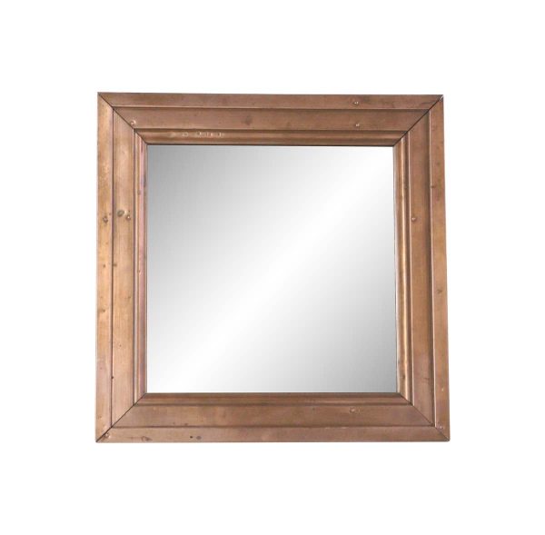 Copper Mirrors & Panels - Handmade 18 in. Square Copper Mirror