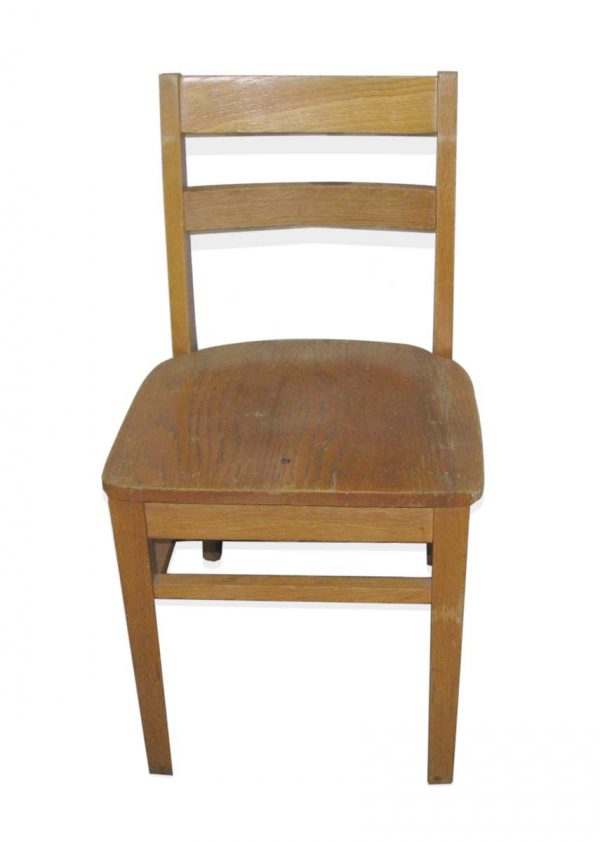 Flea Market - Classic Vintage Ladder Back Medium Toned Wooden Chair