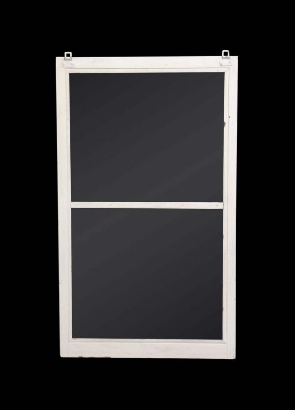 Reclaimed Windows - Vintage White Double Screen Wooden Window 47 x 27.625