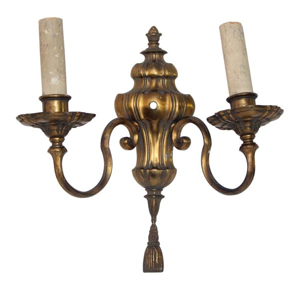 Sconces & Wall Lighting - Antique Traditional Bronze 2 Arm Wall Sconce