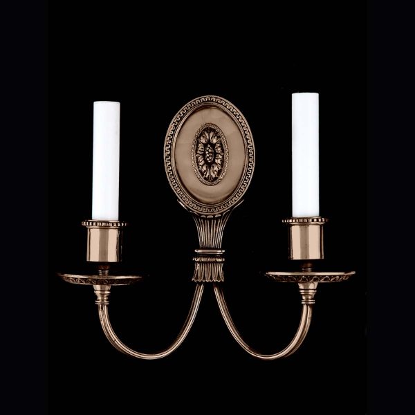 Sconces & Wall Lighting - Brass Regency Double Arm Wall Sconce