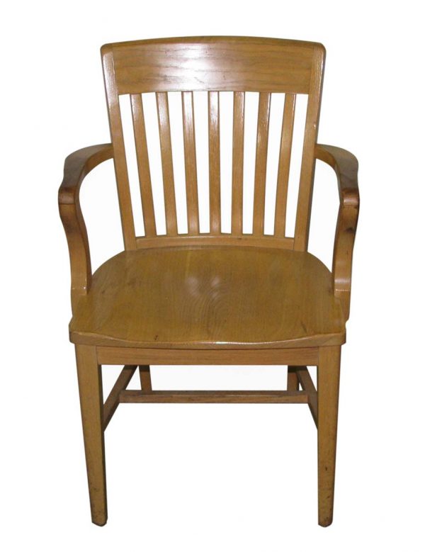 Seating - Antique Bank of England Wooden Arm Chair