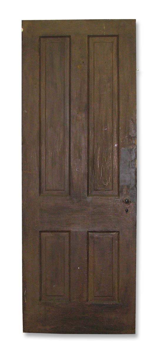 Standard Doors - Antique 4 Pane Wood Passage Door 76.5 x 27.75