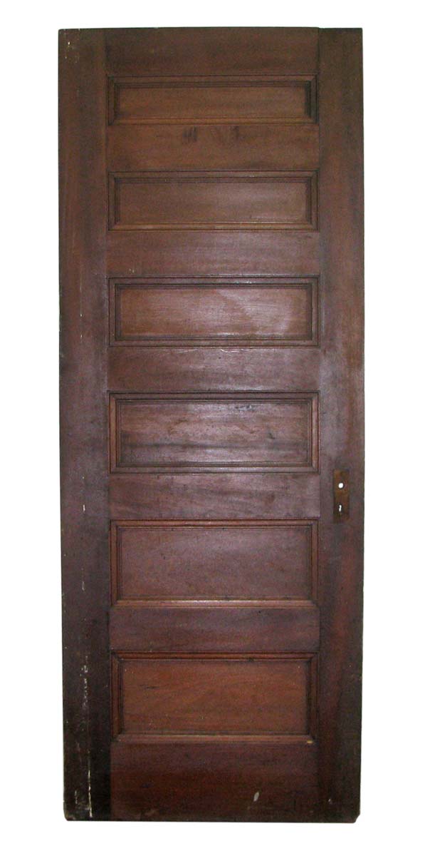 Standard Doors - Antique 6 Pane Wood Passage Door 83.75 H
