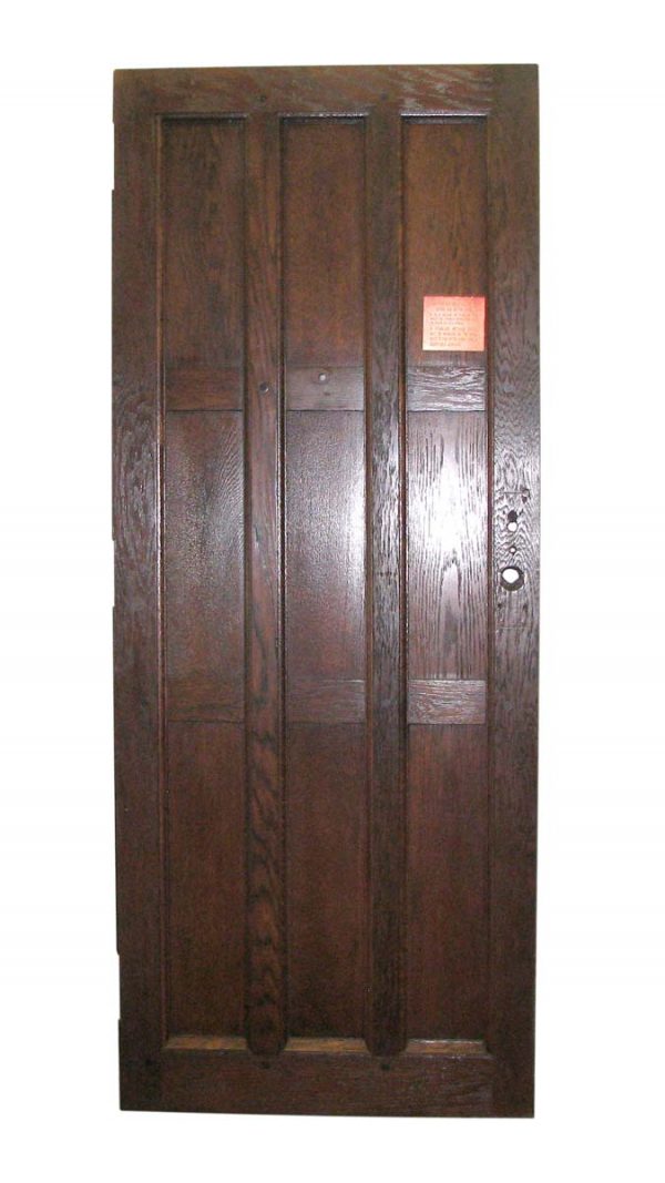 Standard Doors - Antique Arts & Crafts 9 Pane Oak Passage Door 78.75 x 31.75