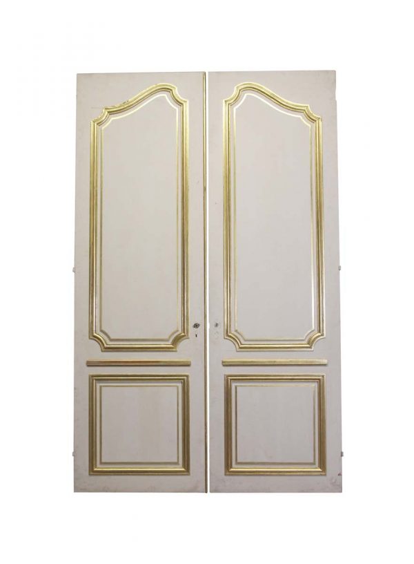 Standard Doors - Elegant French Provincial 2 Pane Double Doors 108 x 67.5