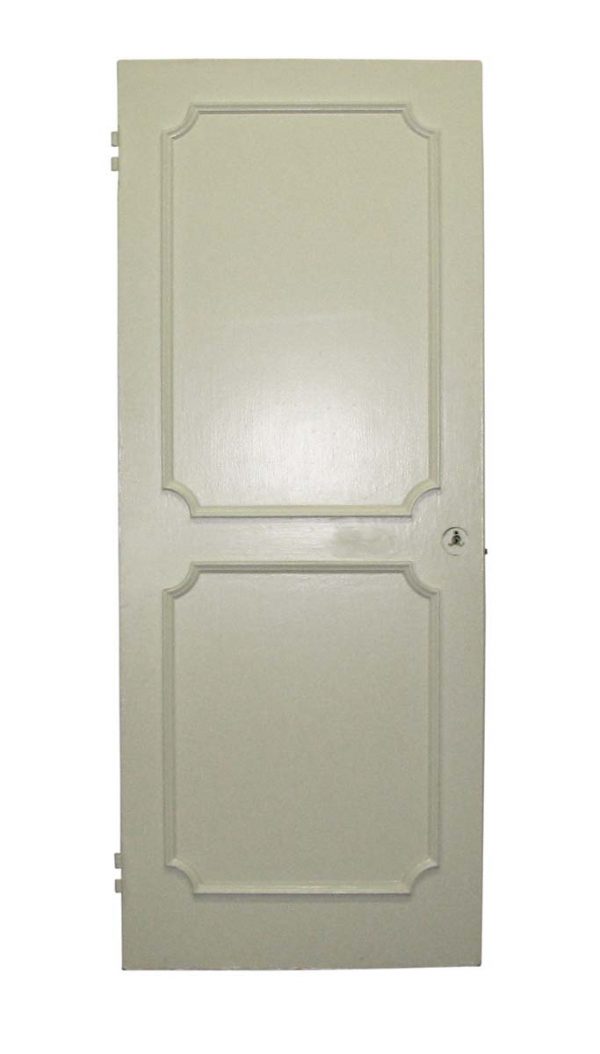 Standard Doors - Vintage 2 Pane White Wood Passage Door 79.25 x 31.625