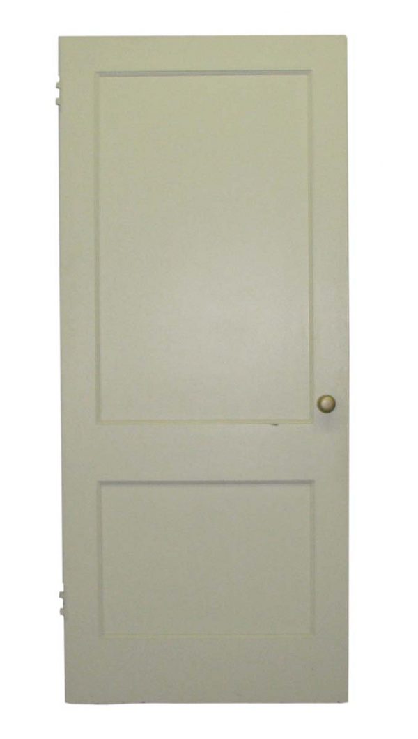 Standard Doors - Vintage 2 Pane White Wood Passage Door 84 x 35.75