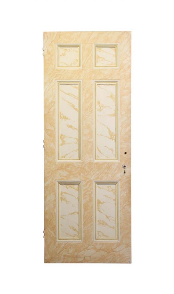 Standard Doors - Vintage 6 Pane Wood Privacy Door 89.75 x 33.75