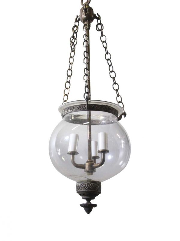 Up Lights - 18th Century Crystal 7.5 in. Bell Jar Pendant Light