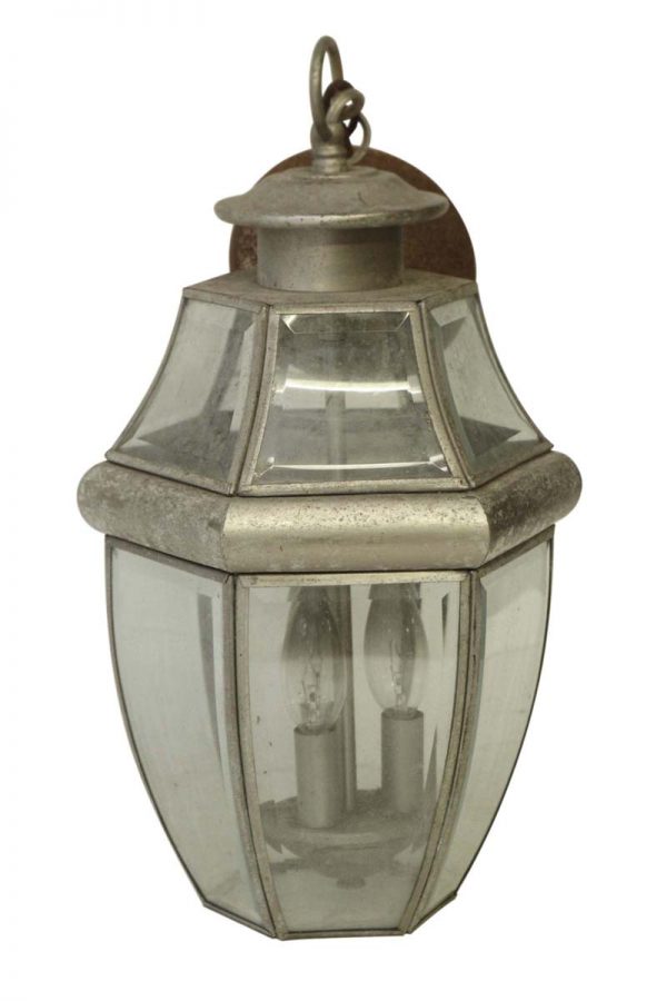 Wall & Ceiling Lanterns - 1960s 3 Lights Pewter Color Ceiling Lantern