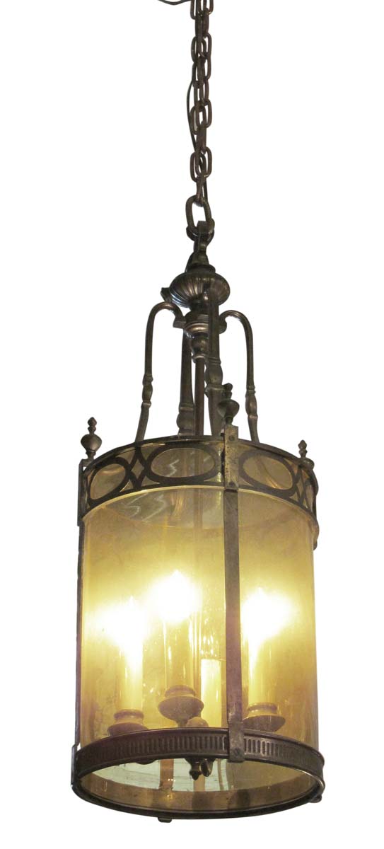 Wall & Ceiling Lanterns - Antique Regency Old Glass Ceiling Lantern