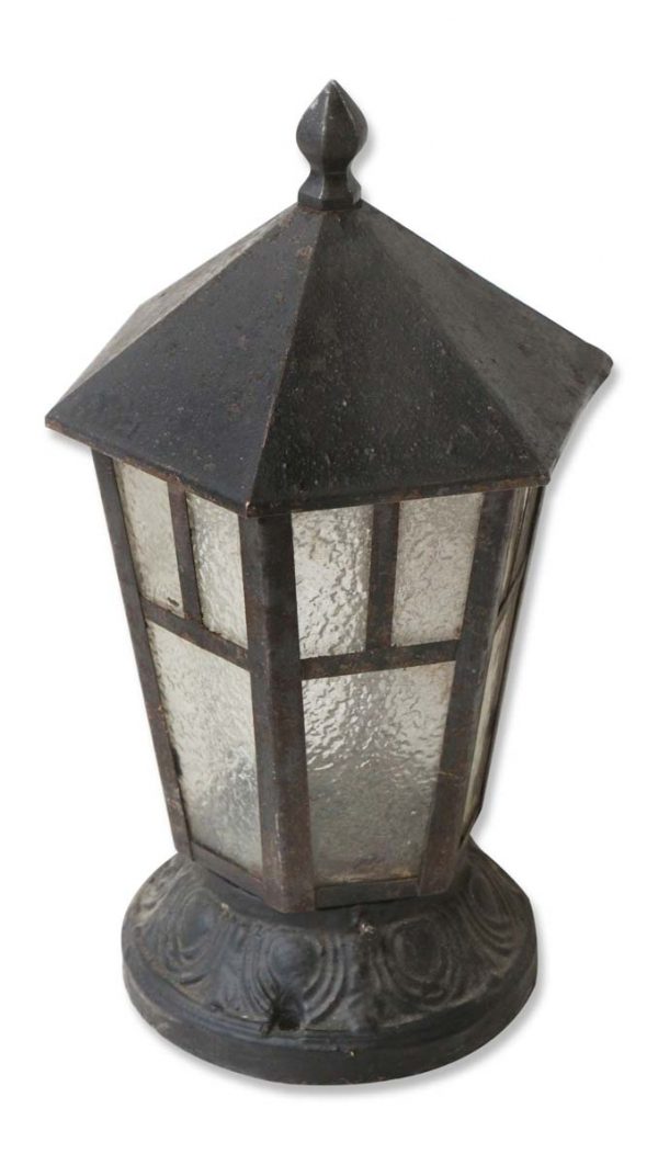 Wall & Ceiling Lanterns - Early 20th Century Porch Post Lantern Top