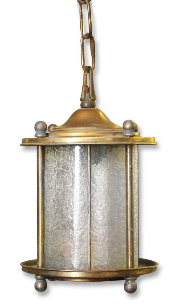 Wall & Ceiling Lanterns - Traditional Curved Glass Foyer Ceiling Lantern