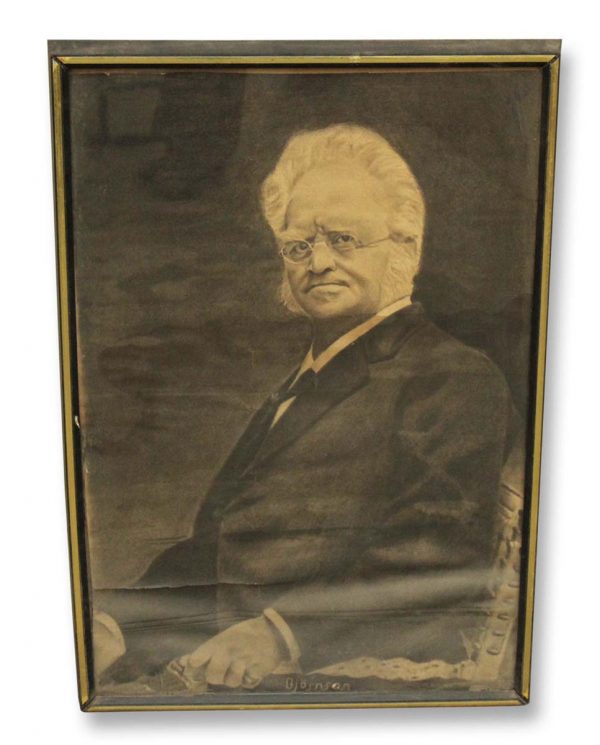 Prints  - Signed Antique Bjornson Portrait