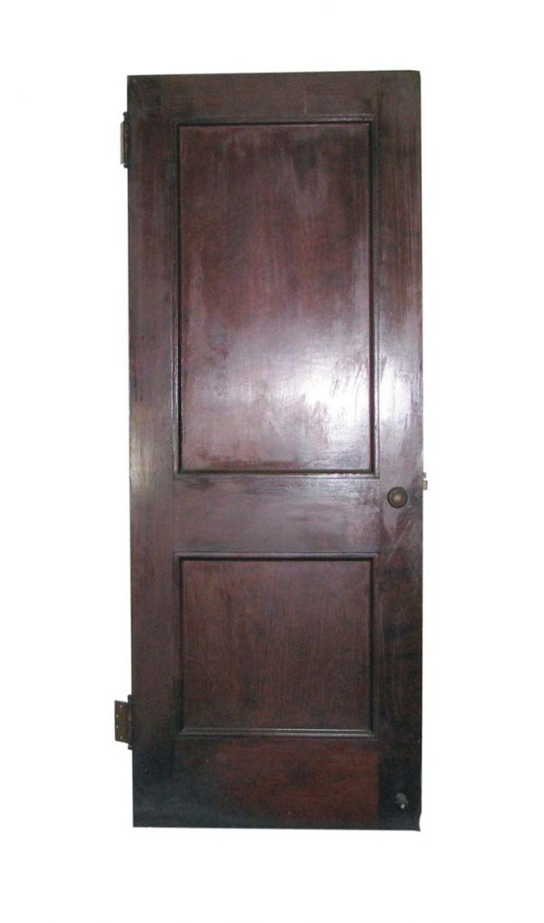 Standard Doors - Vintage 2 Pane Dark Wooden Passage Door Sizes Vary