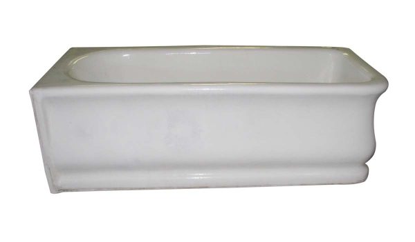 Bathroom - Rare 1880s Porcelain Over Earthenware Skirt Tub