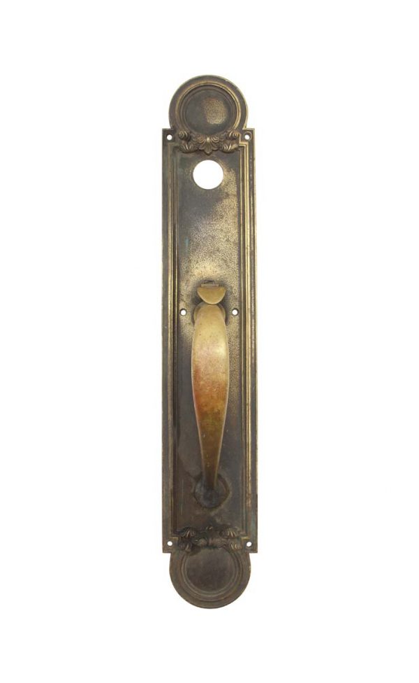 Door Pulls - Antique Penn Hardware 21 in. Bronze Entry Door Pull