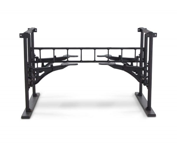 Industrial Machine Legs - Cast Iron Swing Seat Industrial Table Base