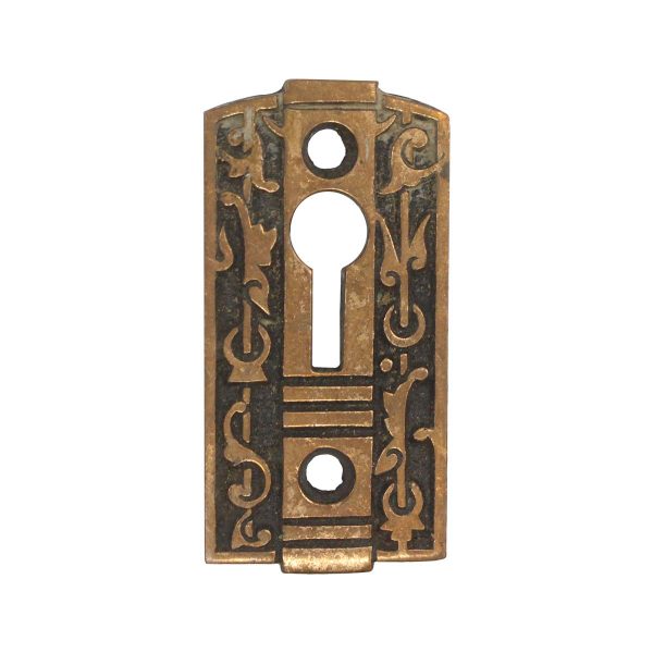 Keyhole Covers - Antique 2.25 in. Aesthetic Bronze Keyhole Cover
