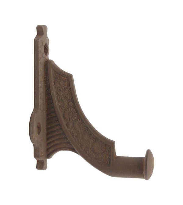 Railing Hardware - Antique Ornate Cast Iron Hand Rail Bracket