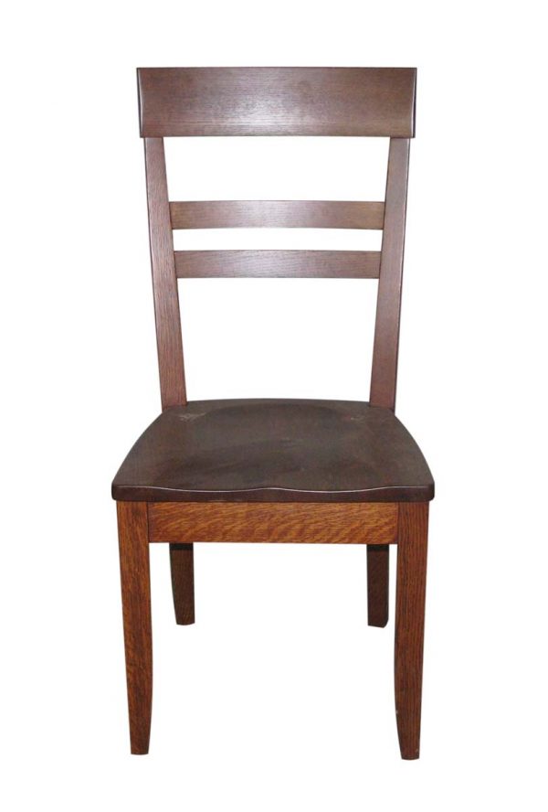 Seating - Antique Tiger Oak High Back Chair