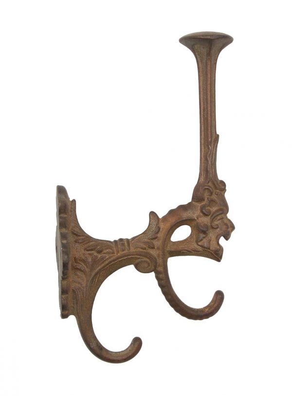 Single Hooks - Antique Cast Iron Figural Hall Tree Hook