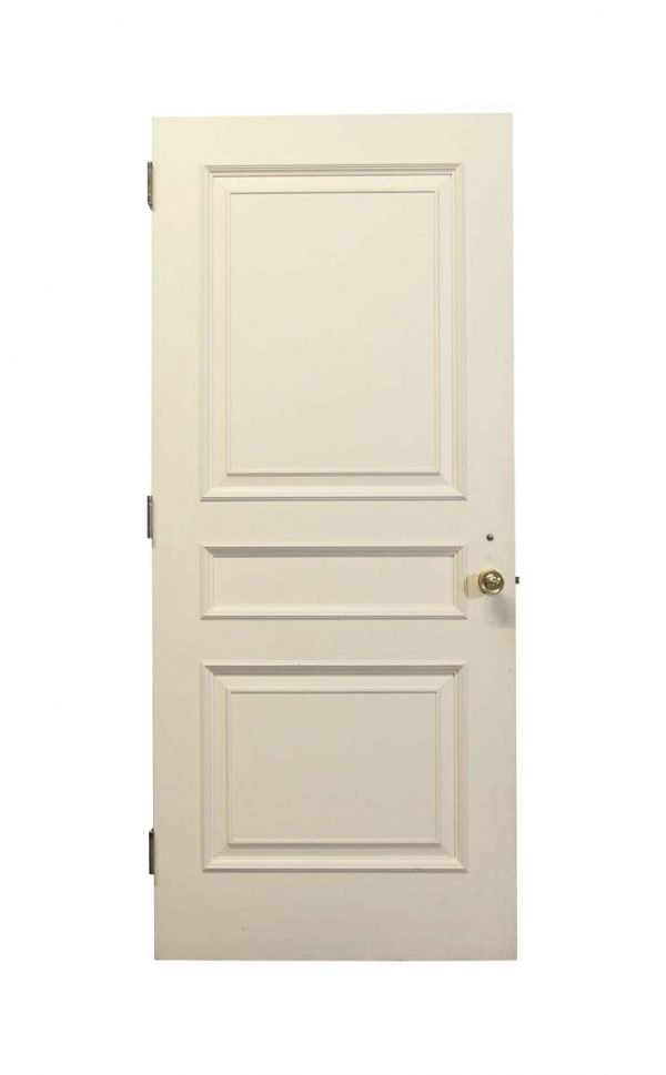 Standard Doors - Vintage 3 Pane Solid Wooden Privacy Door 79 x 33.875