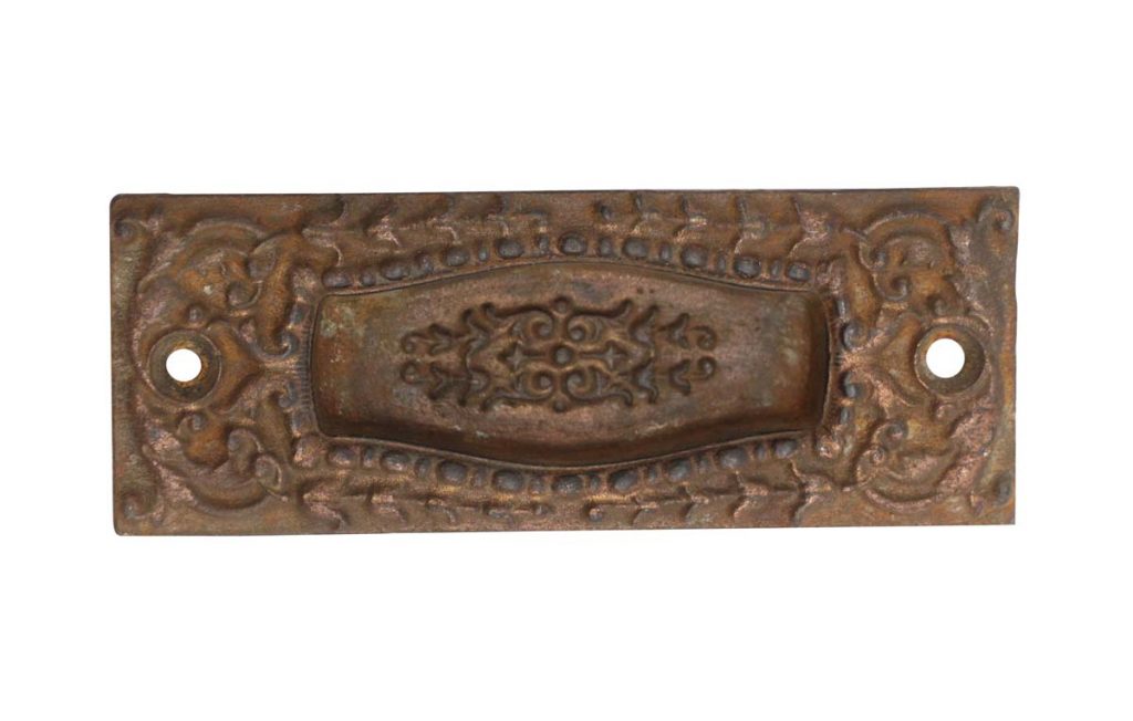 Cast Iron Recessed Ornate Window Pull | Olde Good Things