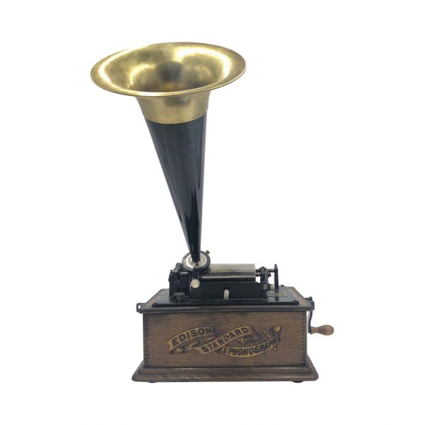Collectibles - 1903 Edison Standard Cylinder Phonograph with Manual Hand Crank