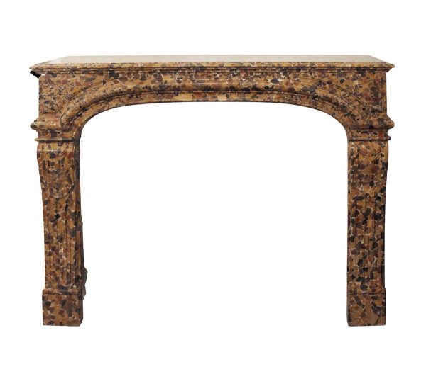 Danny Alessandro Mantels - 19th Century French Louis XIV Breche d'Alep Marble Mantel