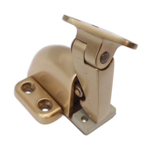 Door Locks - Olde New Baldwin Adjustable Brushed Brass Door Catch