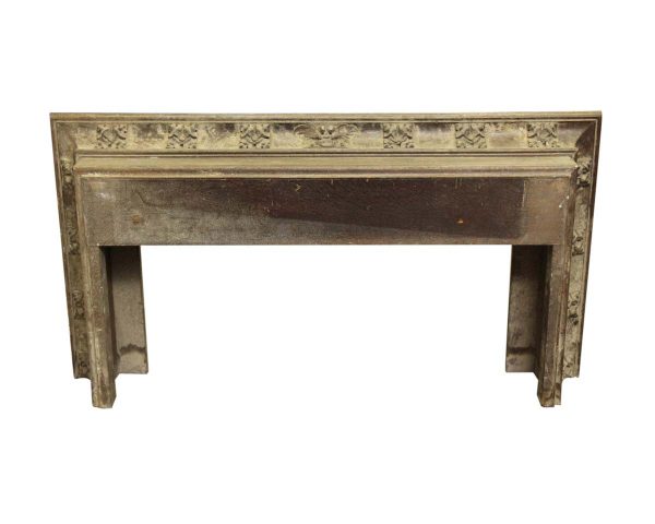 Mantels - 18th Century Wooden Chimney Mantel with Carved Details from France