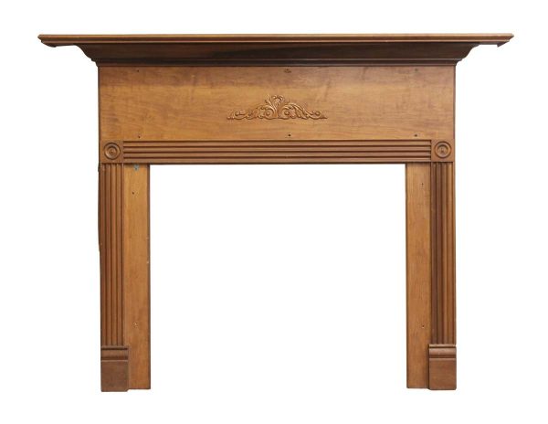 Mantels - Antique American Maple Federal Fireplace Mantel