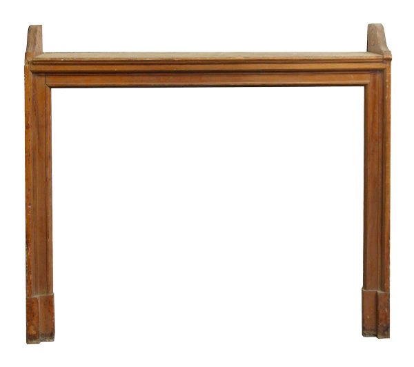 Mantels - Reclaimed Traditional Wood Box Wood Fireplace Mantel