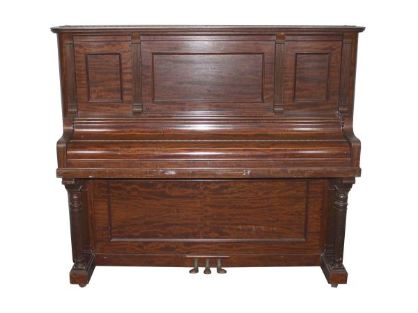 Musical Instruments - Antique Chickering Upright Wood Piano