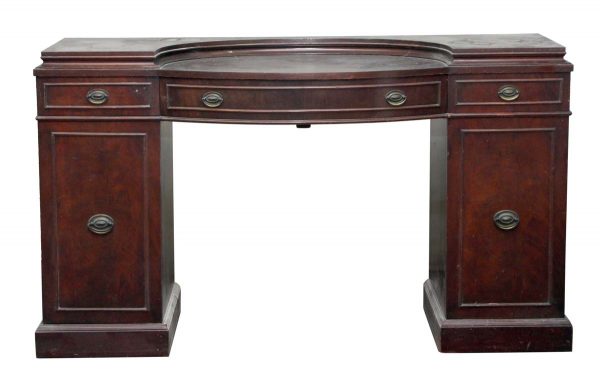 Office Furniture - Vintage 5.5 ft Traditional Five Drawer Executive Desk