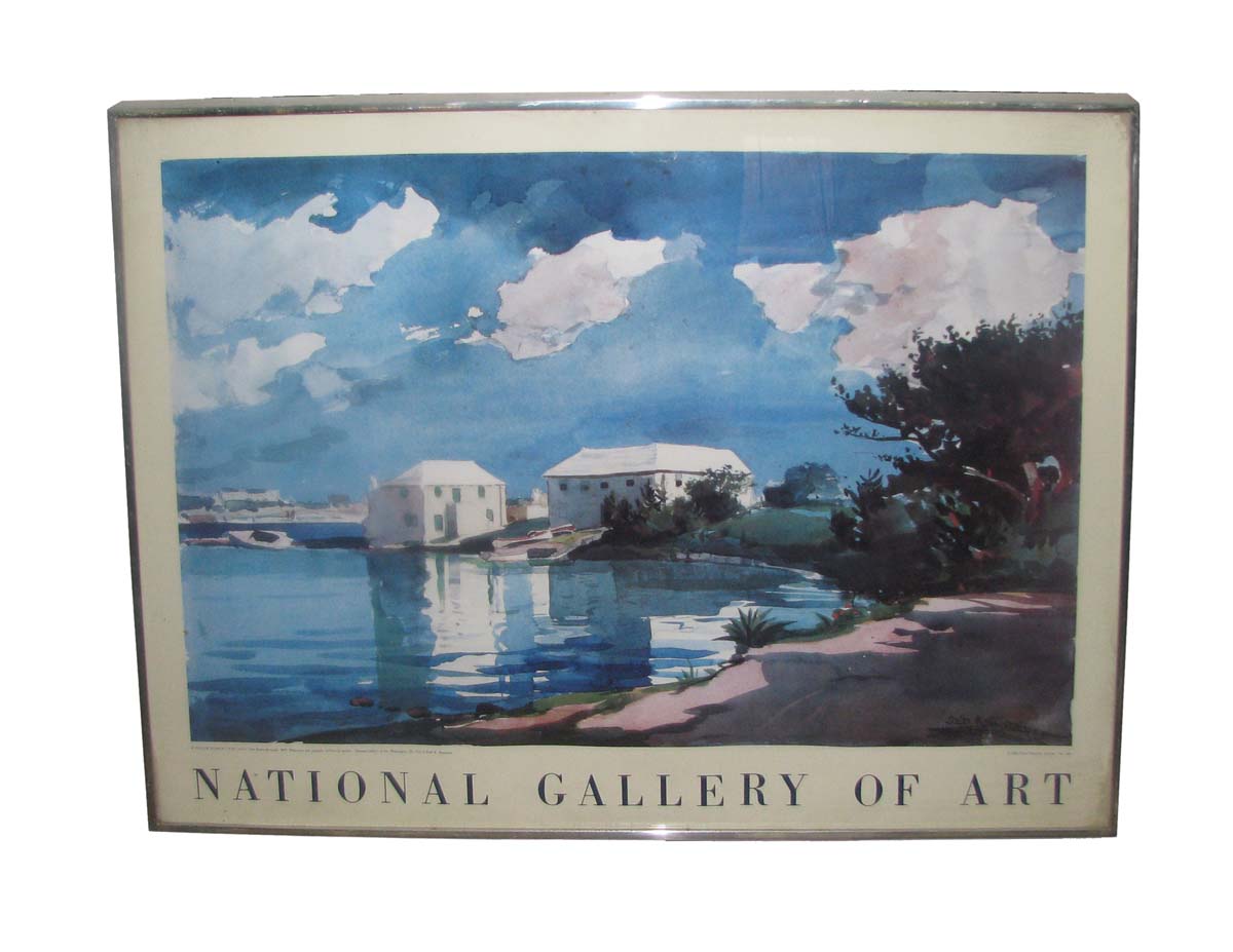 Vintage National Gallery of Art Monet Exhibit Poster Olde Good Things