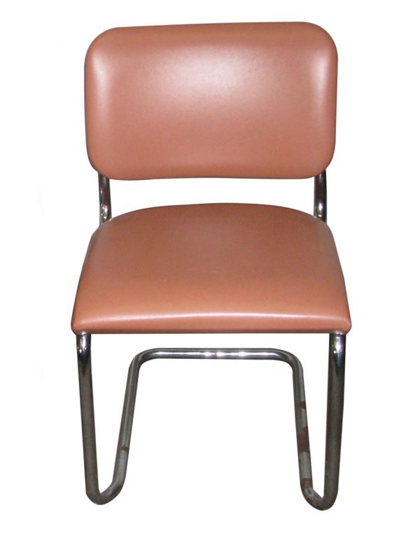 Seating - Mid Century Tubular Chrome Frame Thonet Chair